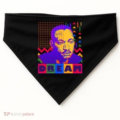 Martin Luther King Dream Colorful 80's Pop Art USA-Made Doggie Bandana