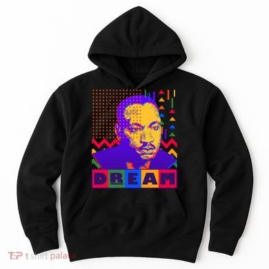 Martin Luther King Dream Colorful 80's Pop Art Hoodie