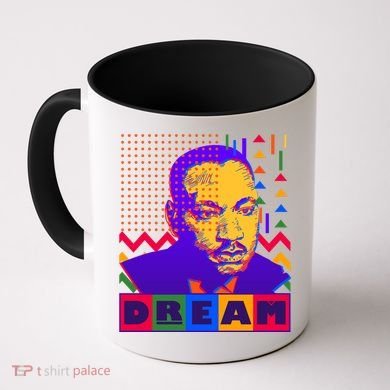 Martin Luther King Dream Colorful 80's Pop Art Coffee Mug