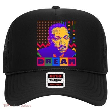 Martin Luther King Dream Colorful 80's Pop Art Hat