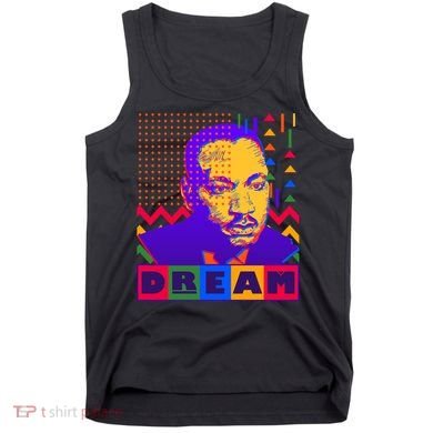 Martin Luther King Dream Colorful 80's Pop Art Tank Top