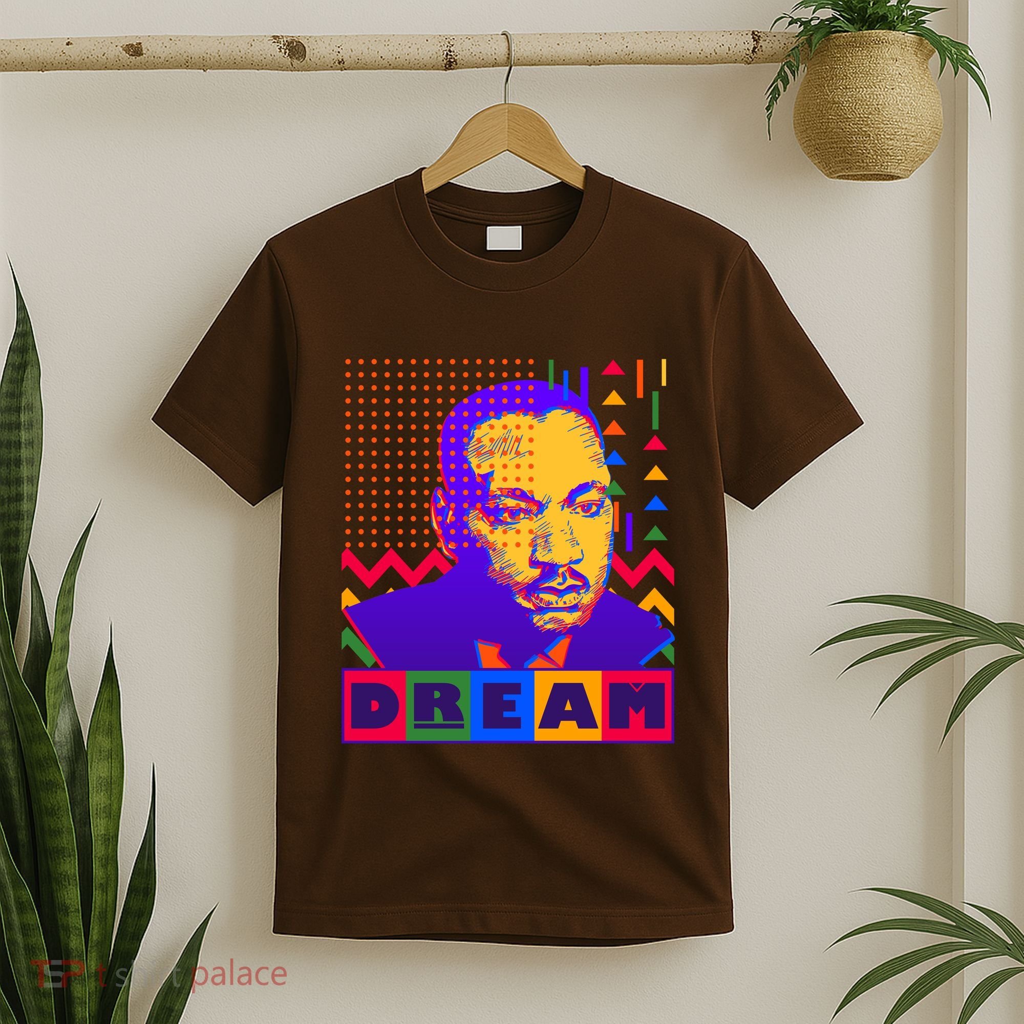 Martin Luther King Dream Colorful 80's Pop Art T-Shirt