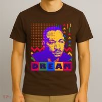 Martin Luther King Dream Colorful 80's Pop Art T-Shirt thumb 3