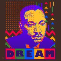 Martin Luther King Dream Colorful 80's Pop Art T-Shirt thumb 7