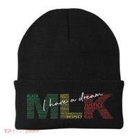 Martin Luther King Jr Day I Have A Dream Black History Month Beanie thumb 0