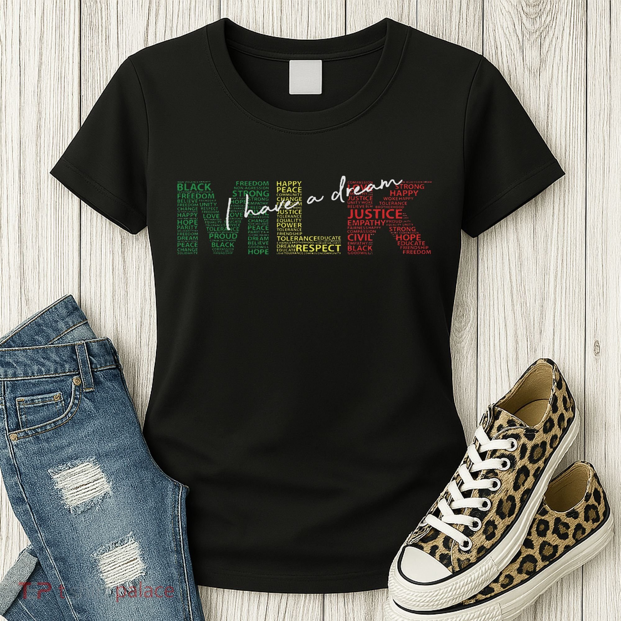 Martin Luther King Jr Day I Have A Dream Black History Month Women's T-Shirt