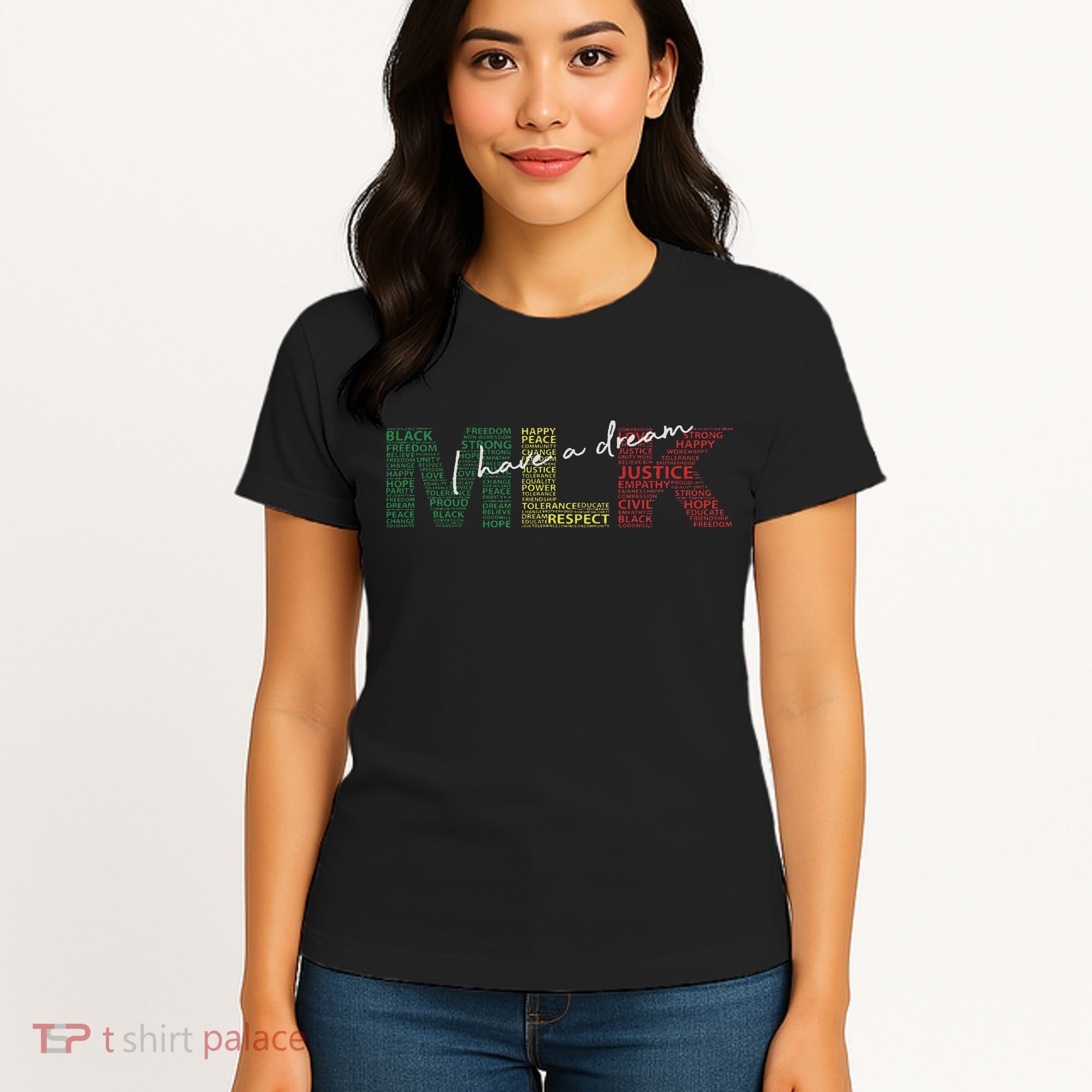 Martin Luther King Jr Day I Have A Dream Black History Month Women's T-Shirt