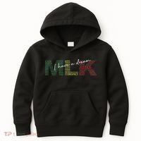 Martin Luther King Jr Day I Have A Dream Black History Month Kids Hoodie thumb 0