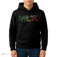 Martin Luther King Jr Day I Have A Dream Black History Month Kids Hoodie thumb 4