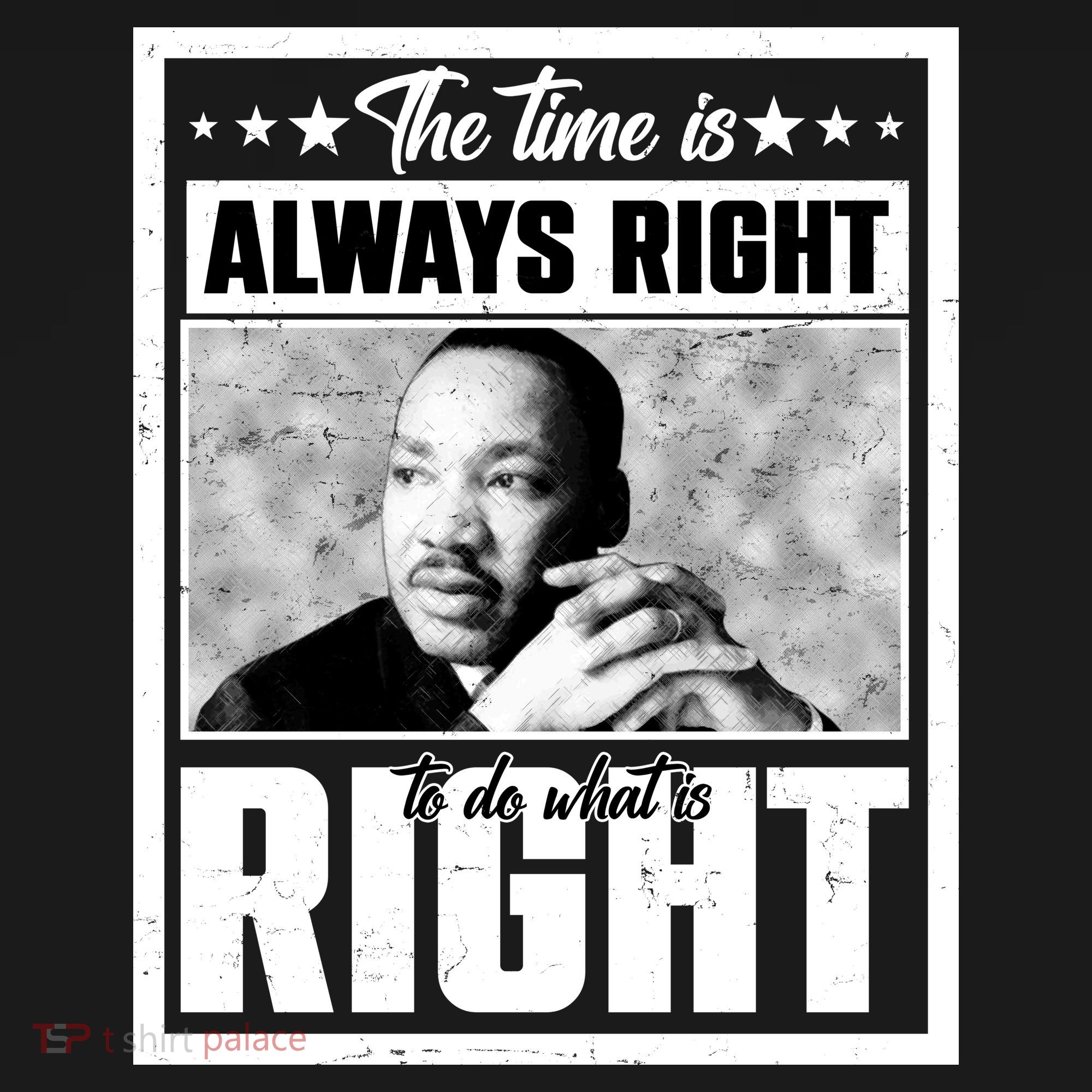 Martin Luther King Jr The Time Is Always Right To Do What Is Right Women's Hoodie