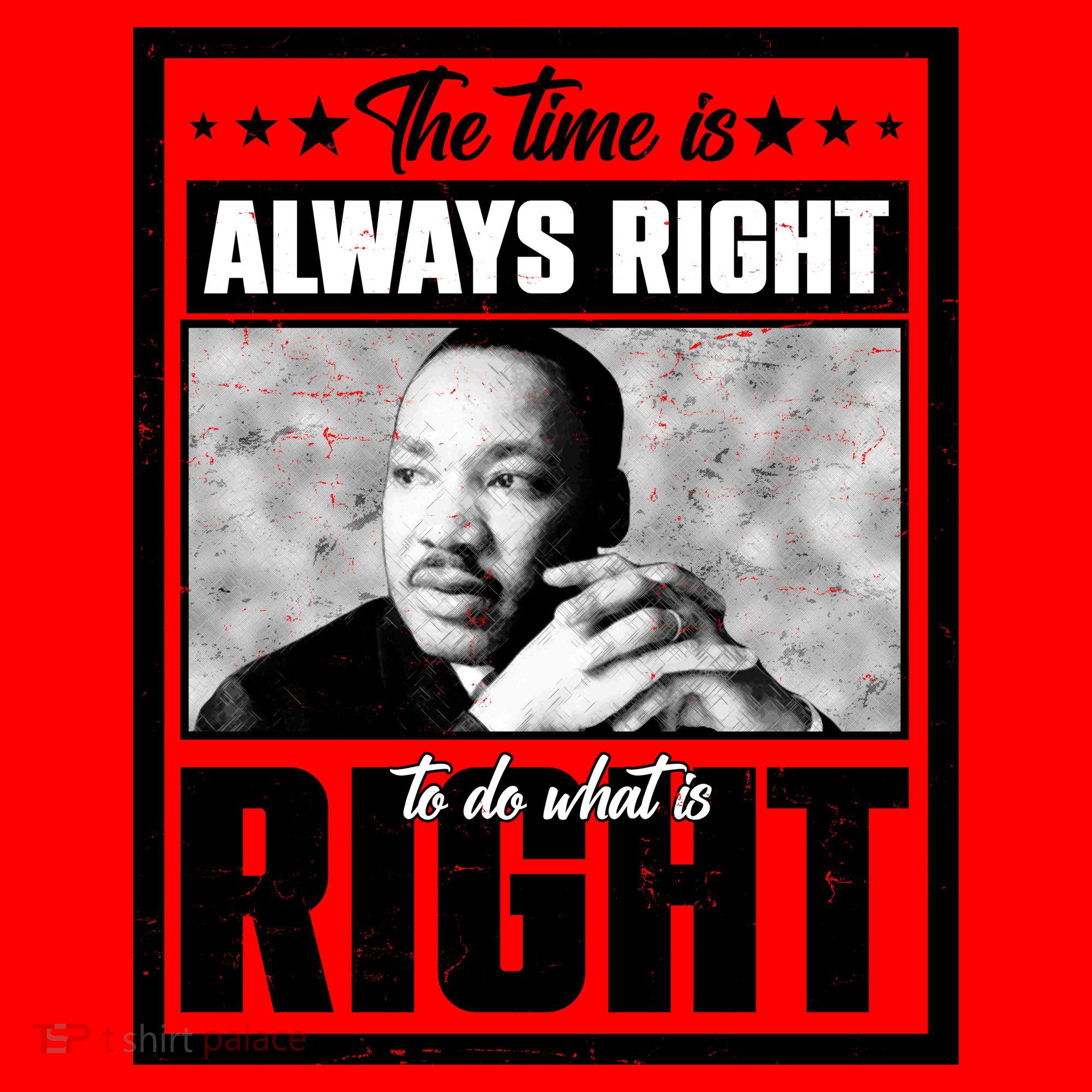 Martin Luther King Jr The Time Is Always Right To Do What Is Right Santa Hat