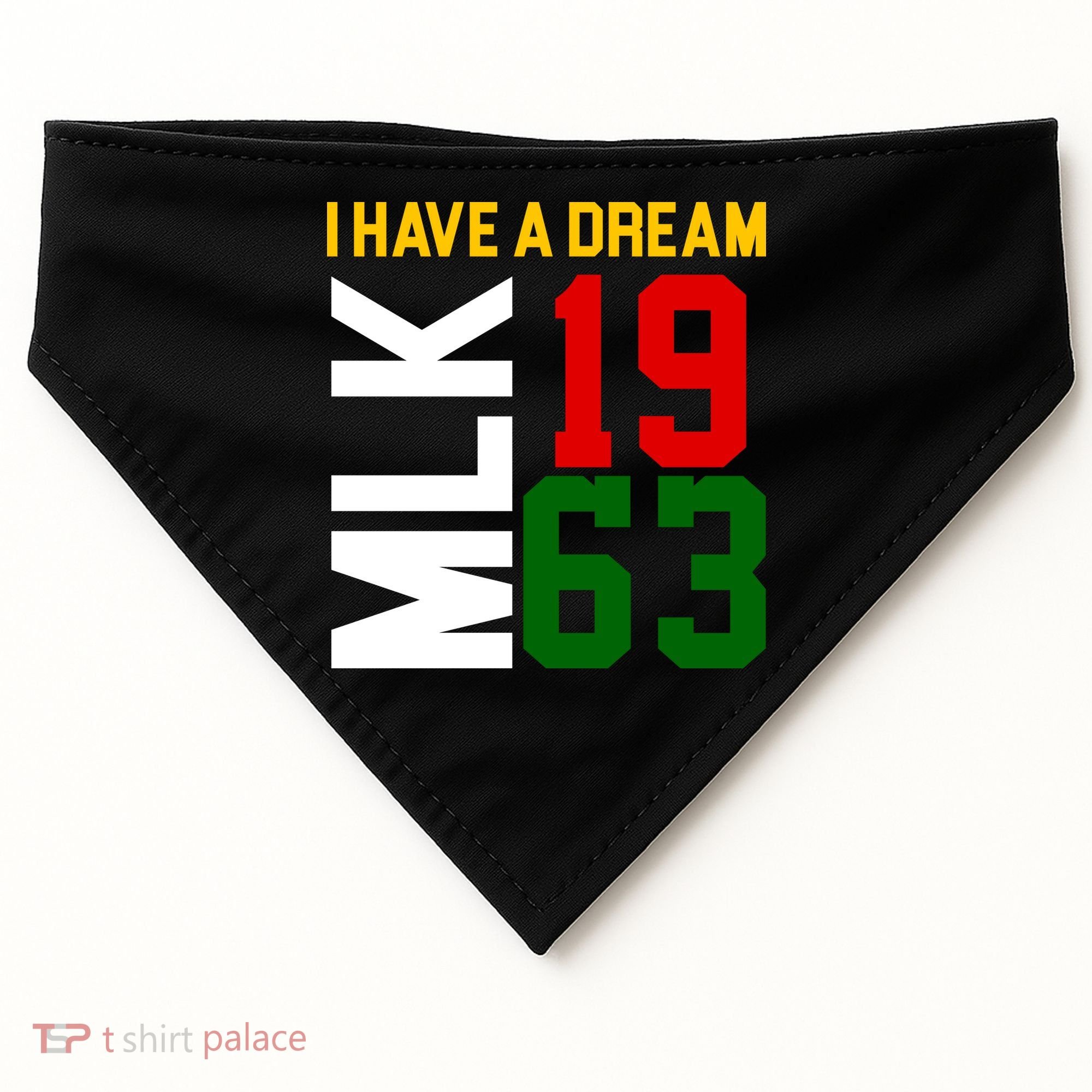 Martin Luther King Day I Have A Dream Black History MLK USA-Made Doggie Bandana