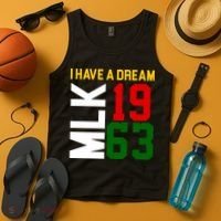 Martin Luther King Day I Have A Dream Black History MLK Tank Top thumb 4