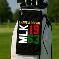 Martin Luther King Day I Have A Dream Black History MLK Golf Towel thumb 2