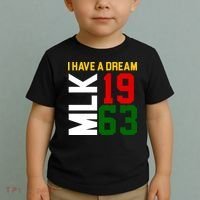 Martin Luther King Day I Have A Dream Black History MLK Toddler T-Shirt thumb 2