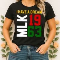 Martin Luther King Day I Have A Dream Black History MLK Women's T-Shirt thumb 2