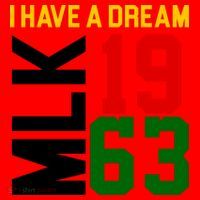 Martin Luther King Day I Have A Dream Black History MLK Santa Hat thumb 1