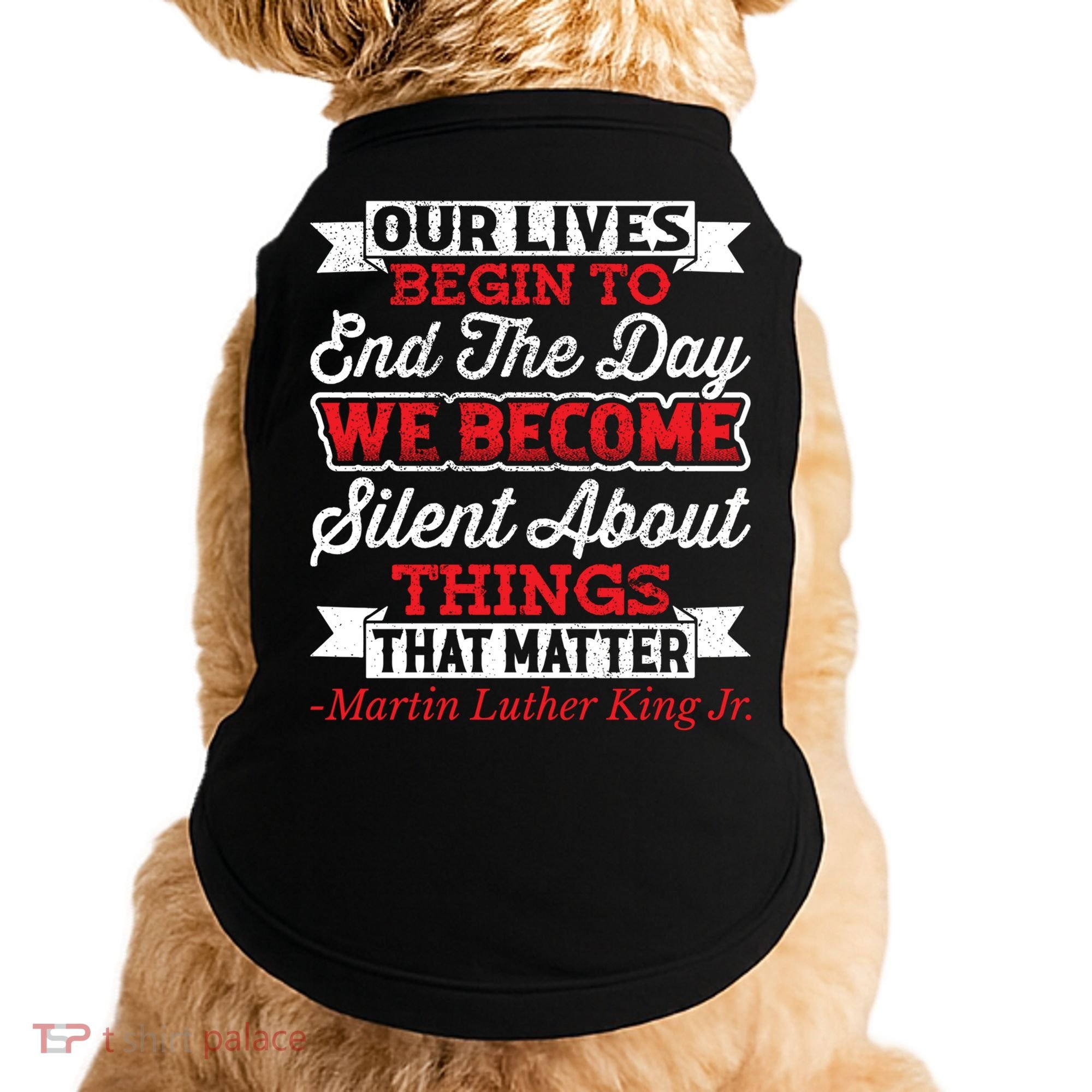 Martin Luther King Jr Gift Doggie Tank