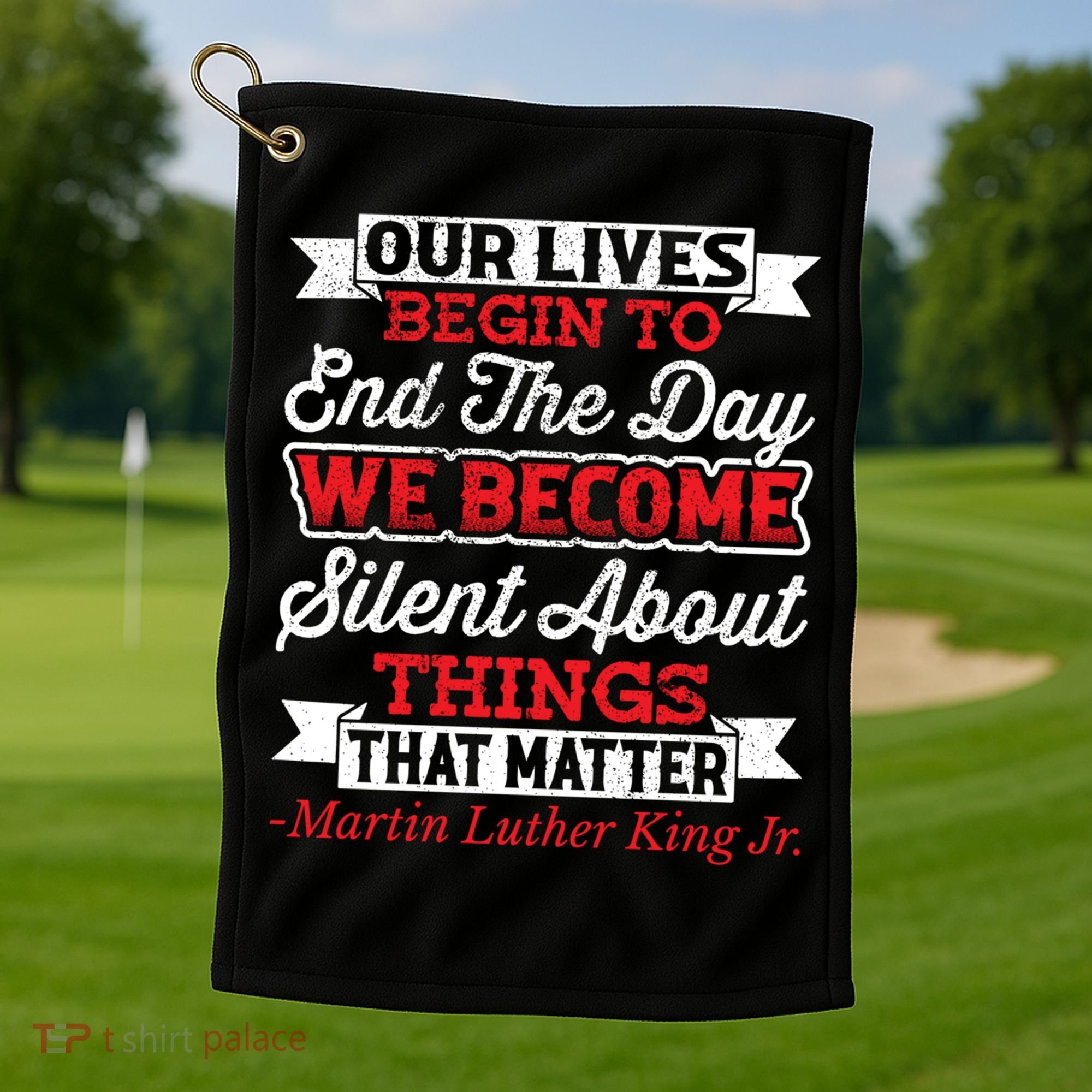 Martin Luther King Jr Gift Golf Towel