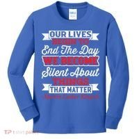 Martin Luther King Jr Gift Kids Long Sleeve Shirt thumb 0
