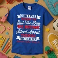Martin Luther King Jr Gift Kids T-Shirt thumb 3