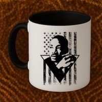 Martin Luther King Jr Distressed USA Flag Coffee Mug thumb 2