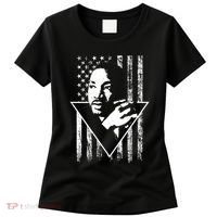 Martin Luther King Jr Distressed USA Flag Women's T-Shirt thumb 0