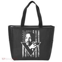 Martin Luther King Jr Distressed USA Flag Tote Bag thumb 0
