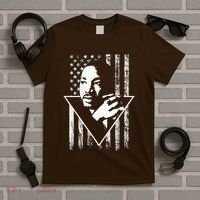 Martin Luther King Jr Distressed USA Flag T-Shirt thumb 5
