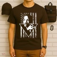Martin Luther King Jr Distressed USA Flag T-Shirt thumb 6