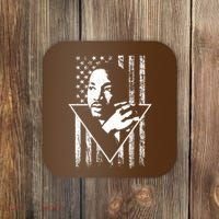 Martin Luther King Jr Distressed USA Flag Coaster thumb 0
