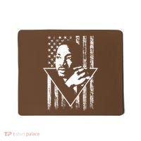 Martin Luther King Jr Distressed USA Flag Mousepad thumb 0