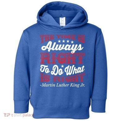 Martin Luther King Jr Gift Toddler Hoodie
