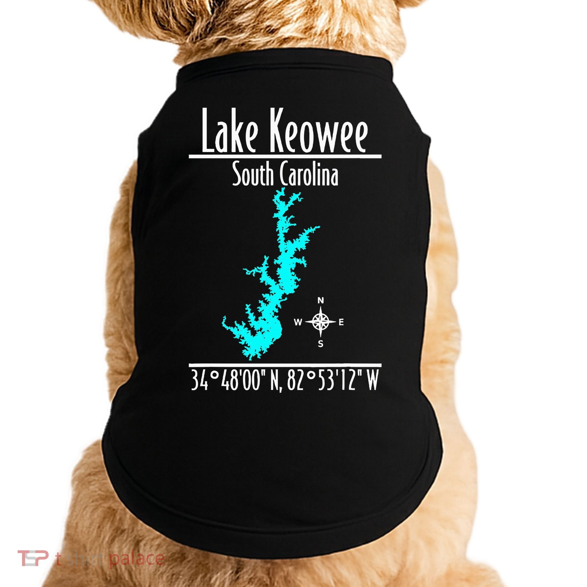 Modern Lake Keowee South Carolina Doggie Tank
