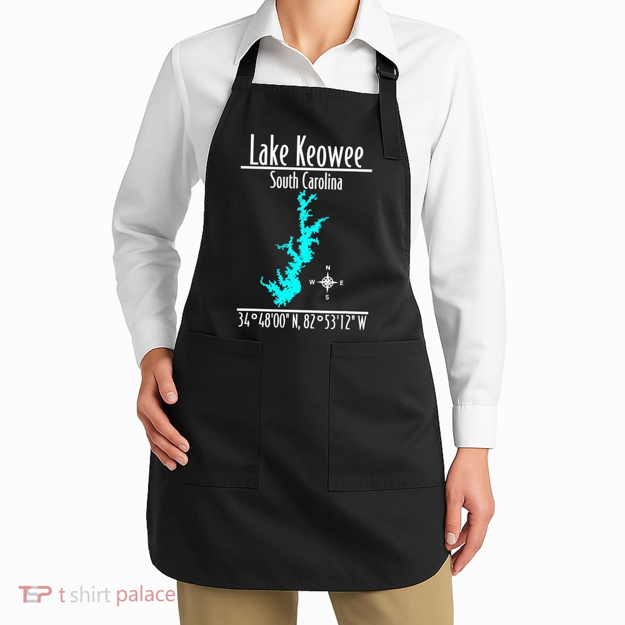 Modern Lake Keowee South Carolina Apron