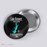 Modern Lake Keowee South Carolina Button thumb 0
