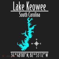 Modern Lake Keowee South Carolina Beanie thumb 2
