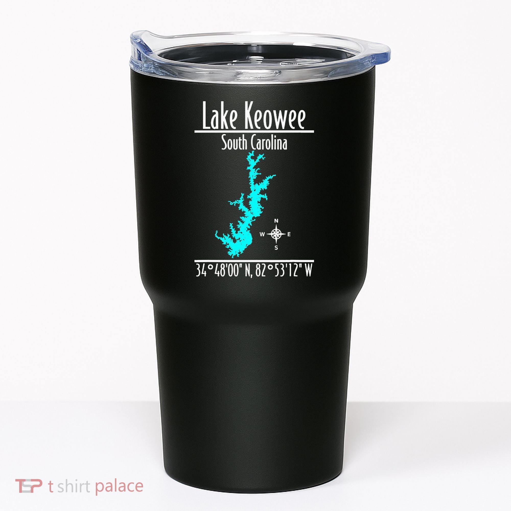 Modern Lake Keowee South Carolina Tumbler