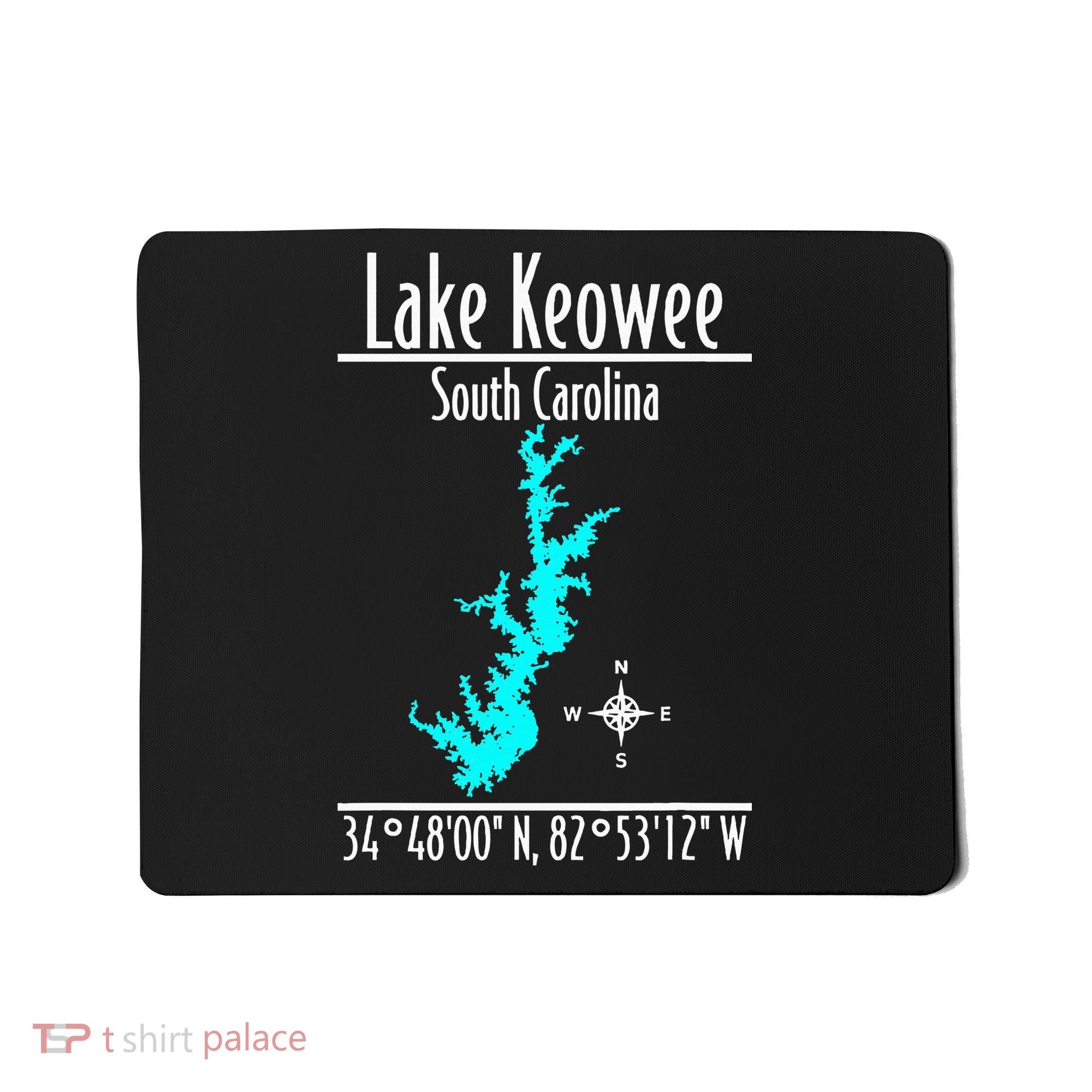Modern Lake Keowee South Carolina Mousepad