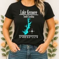 Modern Lake Keowee South Carolina Women's T-Shirt thumb 2