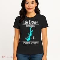Modern Lake Keowee South Carolina Women's T-Shirt thumb 4