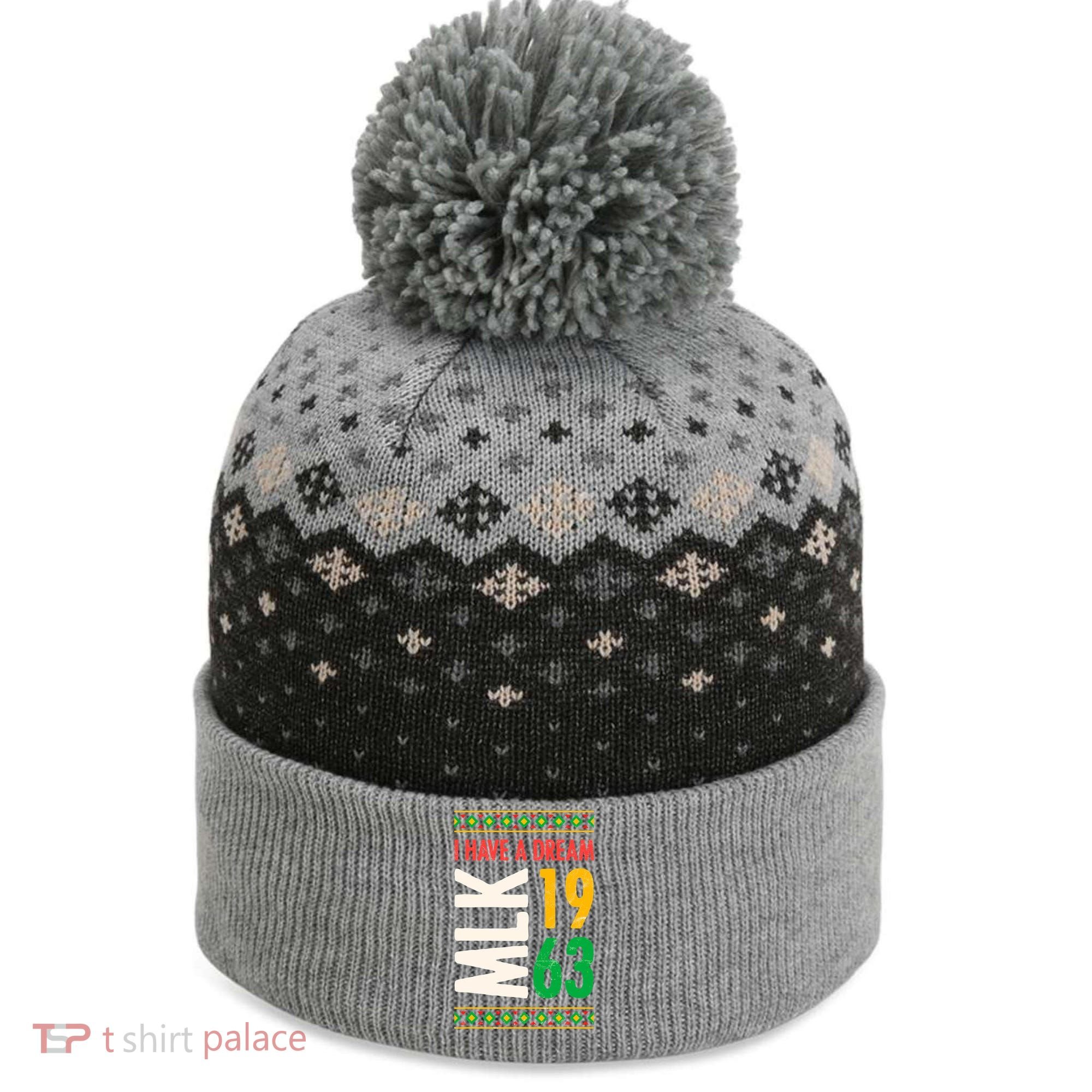 Martin Luther King Day Black History Mlk Day I Have A Dream The Baniff Cuffed Pom Beanie