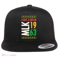 Martin Luther King Day Black History Mlk Day I Have A Dream Flat Bill Trucker Hat thumb 0
