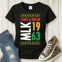 Martin Luther King Day Black History Mlk Day I Have A Dream Women's T-Shirt thumb 3