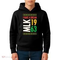 Martin Luther King Day Black History Mlk Day I Have A Dream Kids Hoodie thumb 4