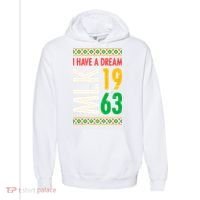 Martin Luther King Day Black History Mlk Day I Have A Dream Comfort Colors Garment-Dyed Hooded Sweatshirt thumb 0