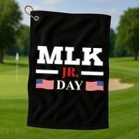 Martin Luther King Mlk Meaningful Gift Golf Towel thumb 1