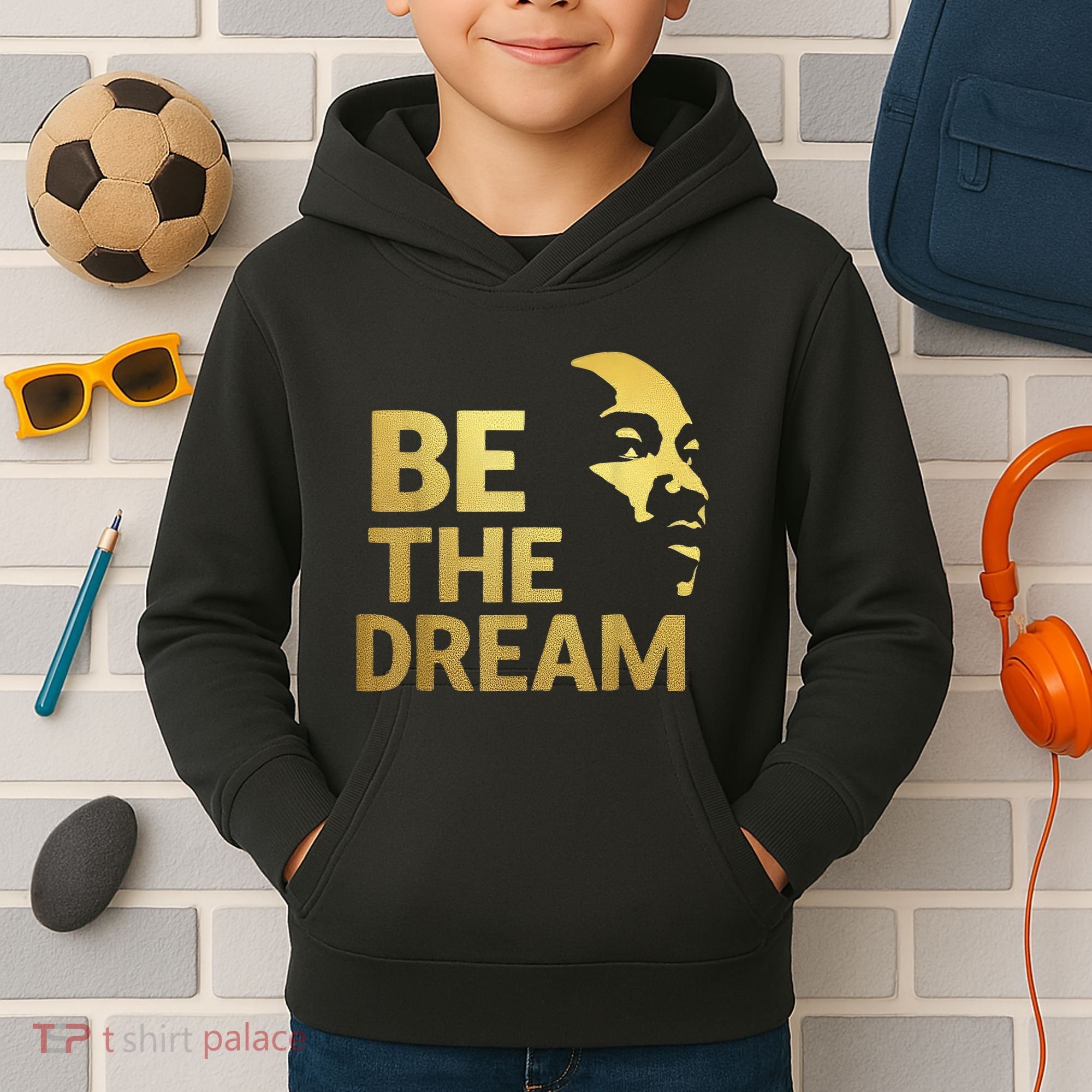 Martin Luther King Day I Have A Dream Mlk Day Be The Dream Kids Hoodie