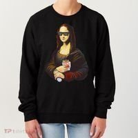 Mona Lisa Kebab Women's Sweatshirt thumb 0