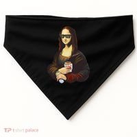 Mona Lisa Kebab USA-Made Doggie Bandana thumb 0